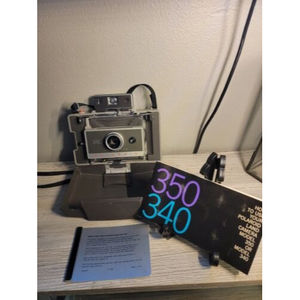 Vintage  Polaroid 340 Automatic Instant Film Folding Land Camera Untested